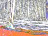 Samstag im Wald Elisabeth Mayr-Keber 2016 120x90cm